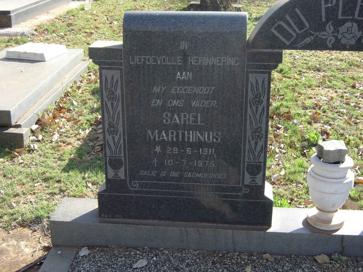 PLESSIS Sarel Marthinus, du 1911-1975