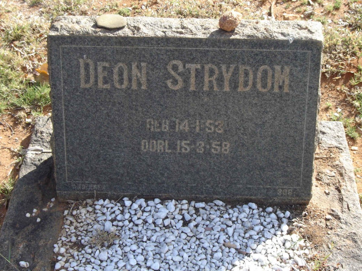 STRYDOM Deon 1953-1958