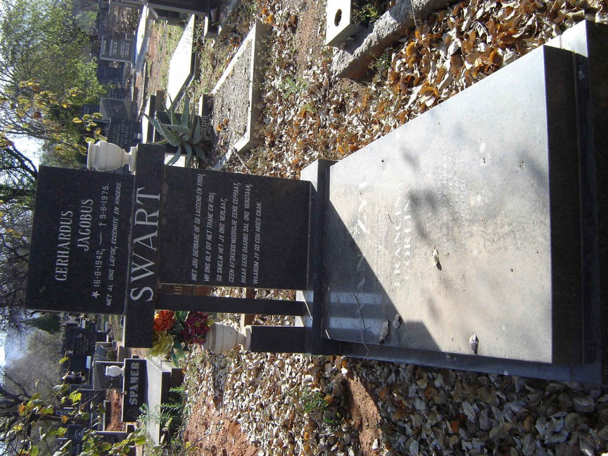 SWART Gerhardus Jacobus 1942-1975