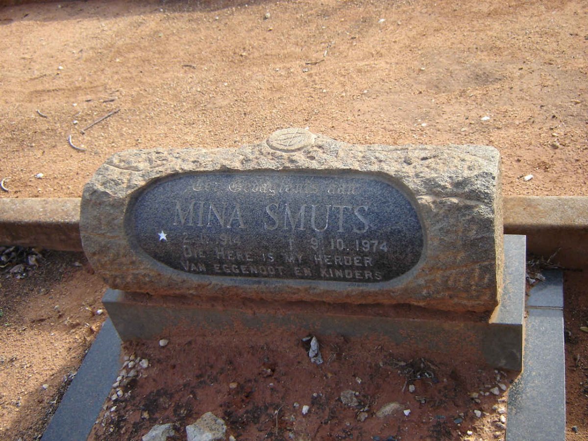 SMUTS Mina 1914-1974