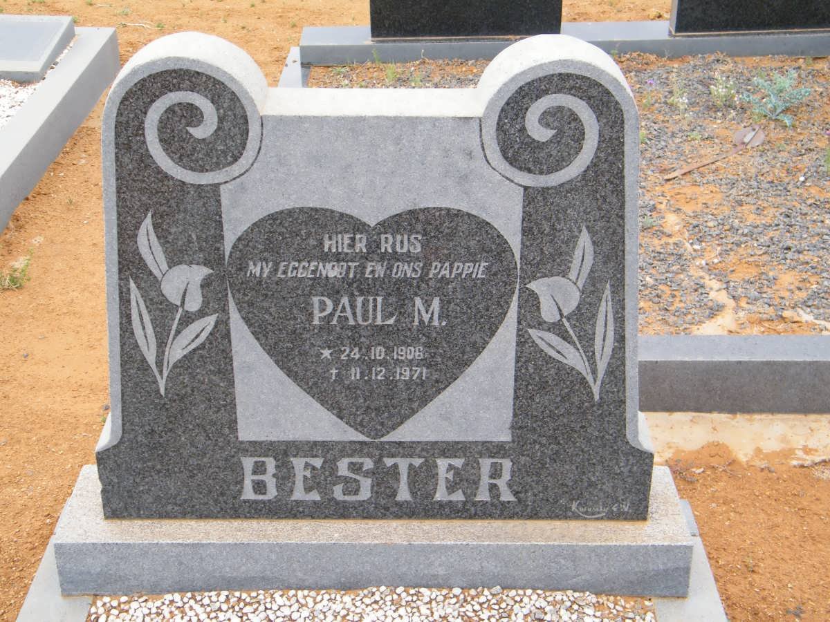 BESTER Paul M. 1906-1971