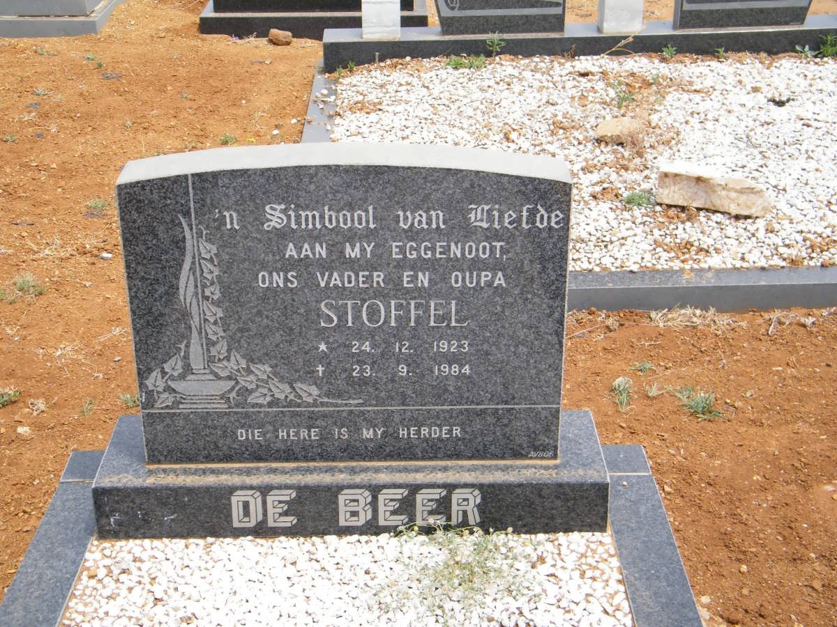 BEER Stoffel, de 1923-1984