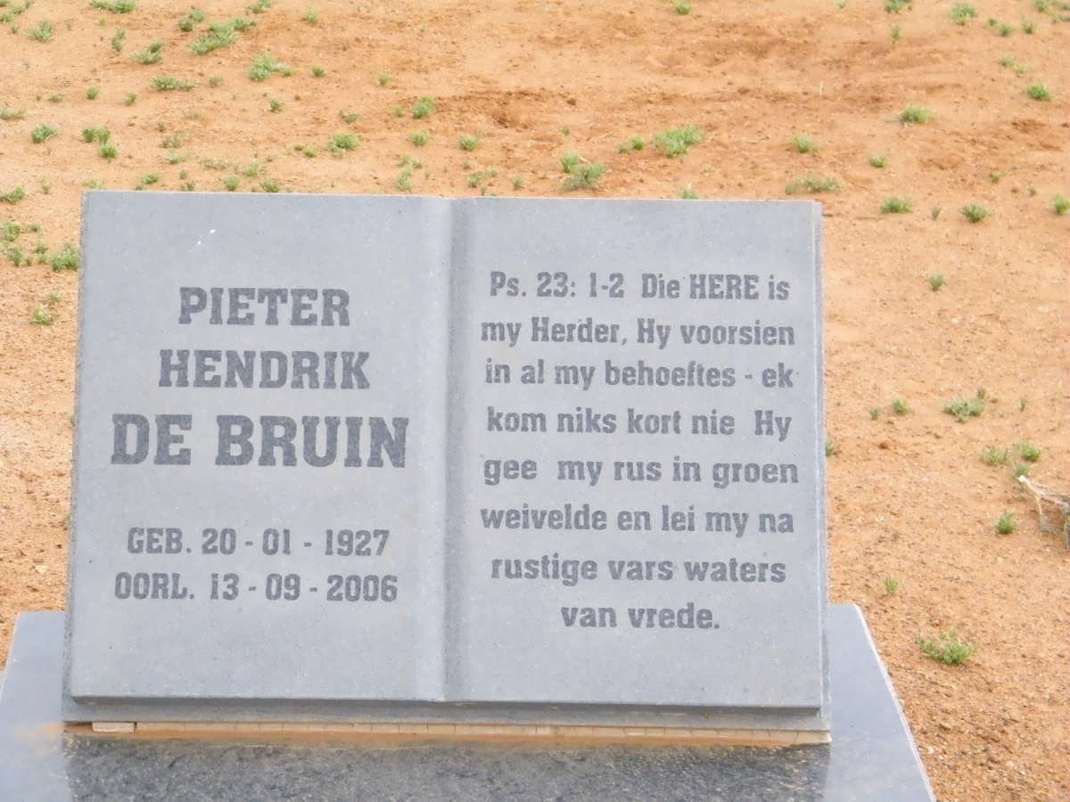 BRUIN Pieter Hendrik, de 1927-2006