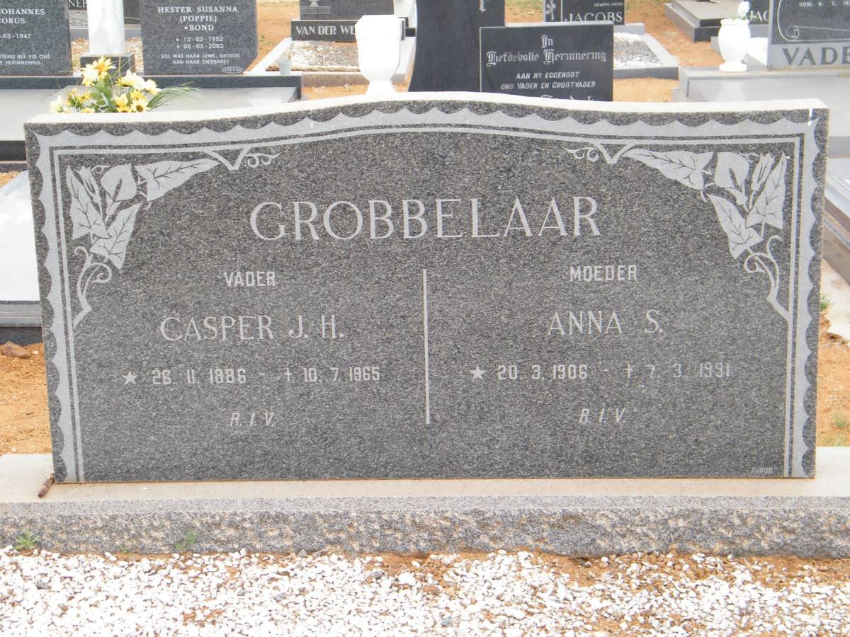 GROBBELAAR Casper J.H. 1886-1965 &amp; Anna S. 1906-1991