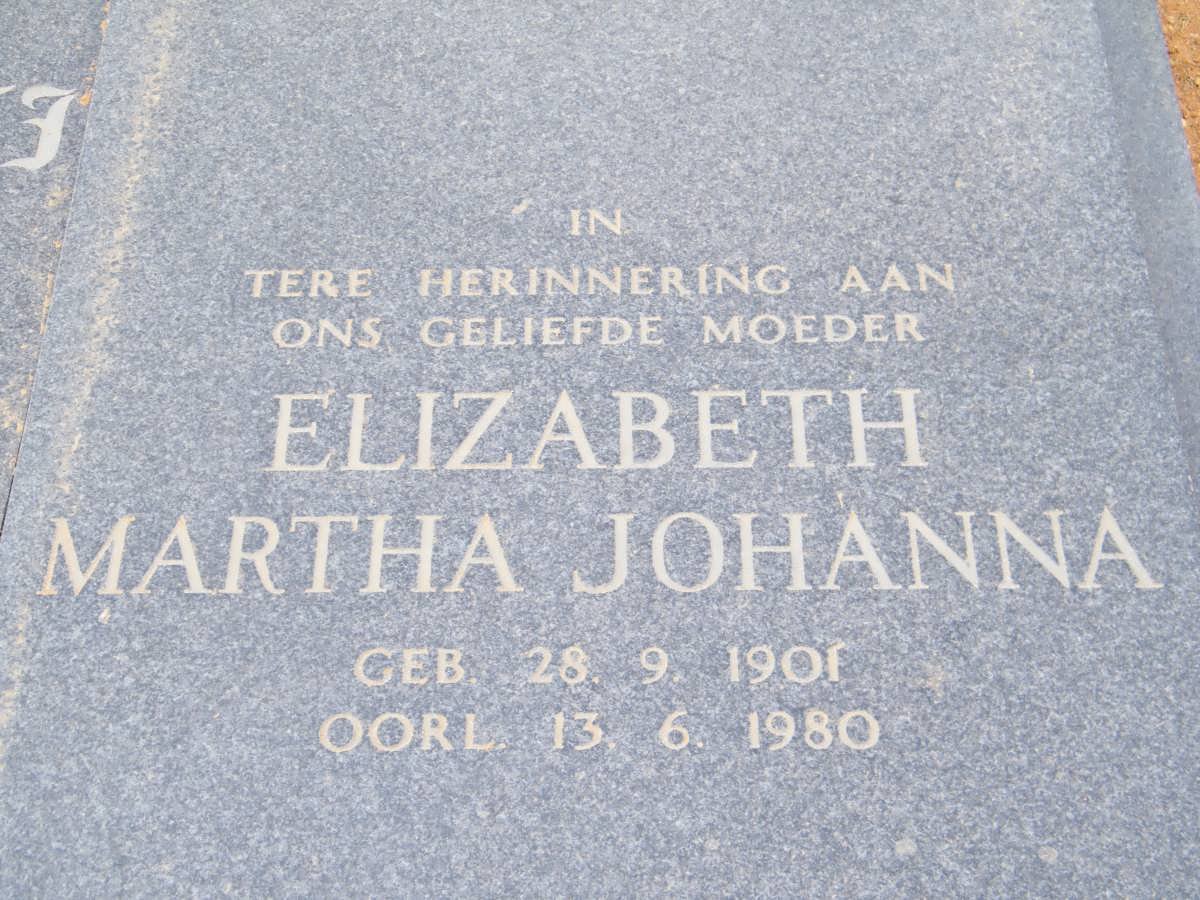 GIANI Elizabeth Martha Johanna 1901-1980
