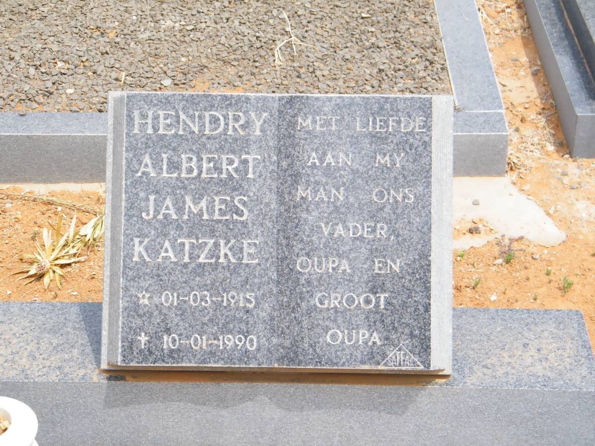 KATZKE Hendry Albert James 1915-1990