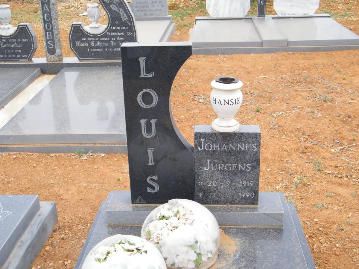 LOUIS Johannes Jurgens 1919-1990