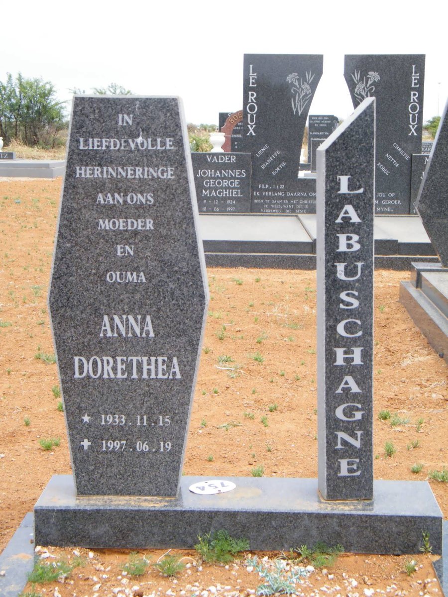 LABUSCHAGNE Anna Dorethea 1933-1997