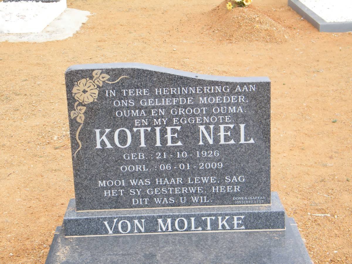 MOLTKE Kotie Nel, VON 1926-2009