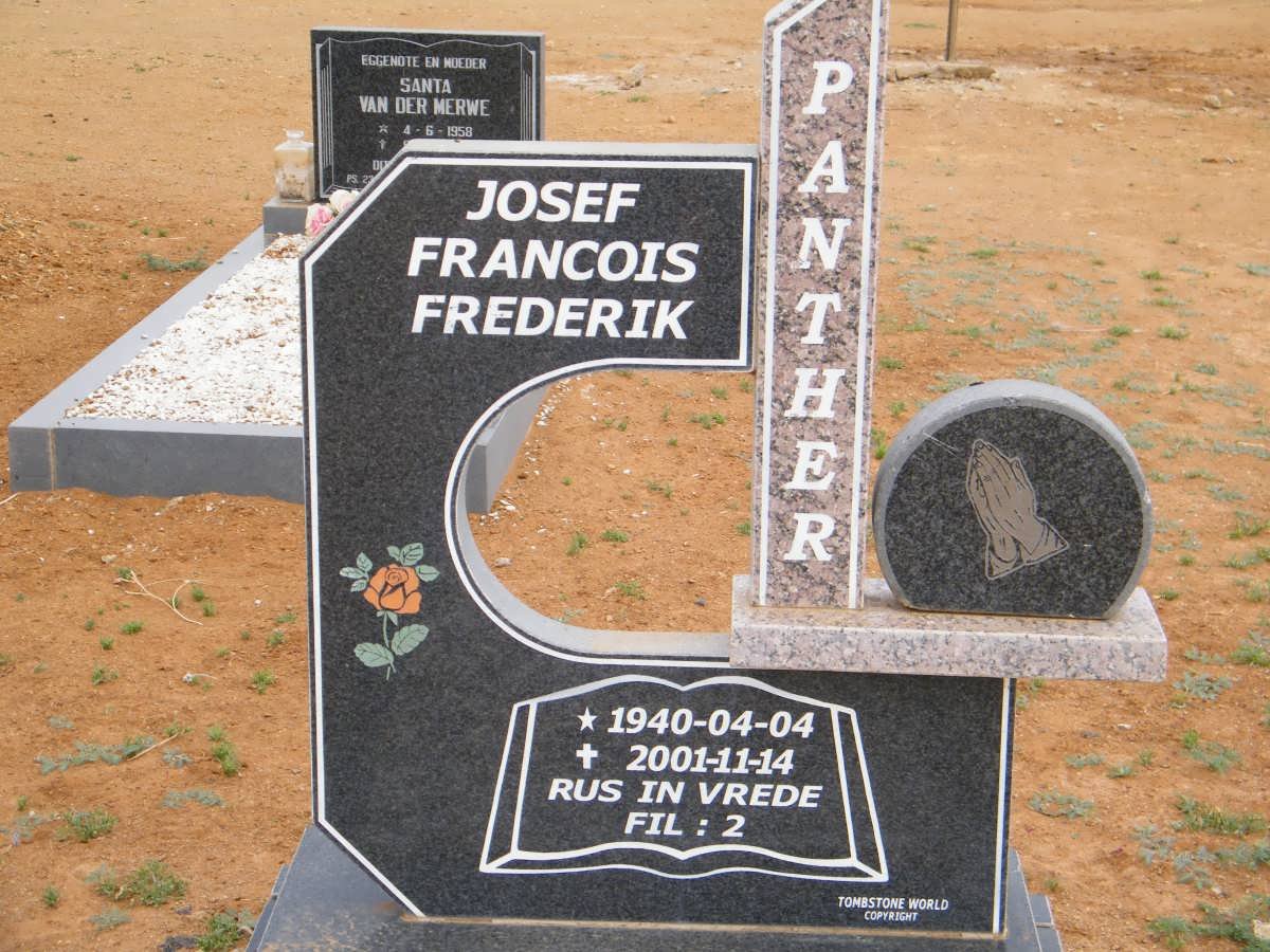 PANTHER Josef Francois Frederik 1940-2001