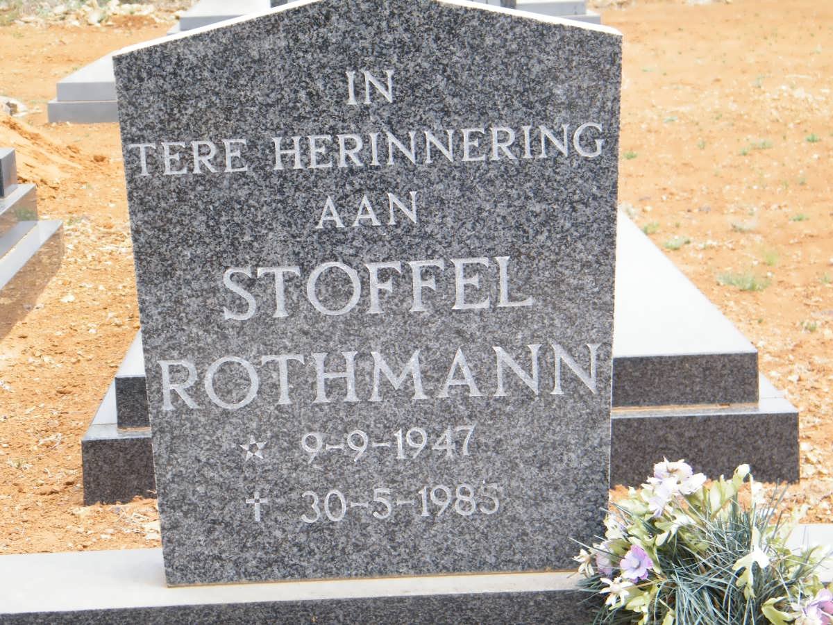 ROTHMAN Stoffel 1947-1985