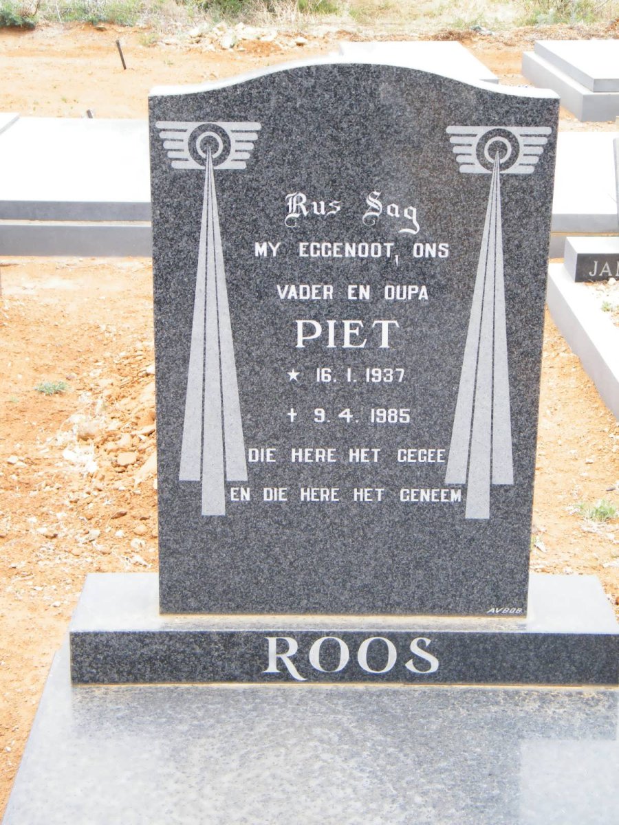 ROOS Piet 1937-1985