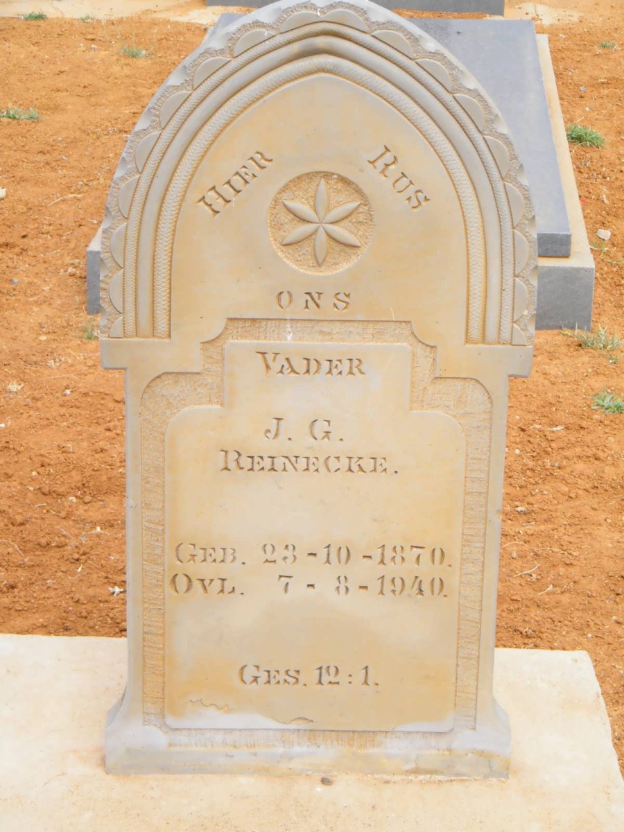 REINECKE J.G. 1870-1940