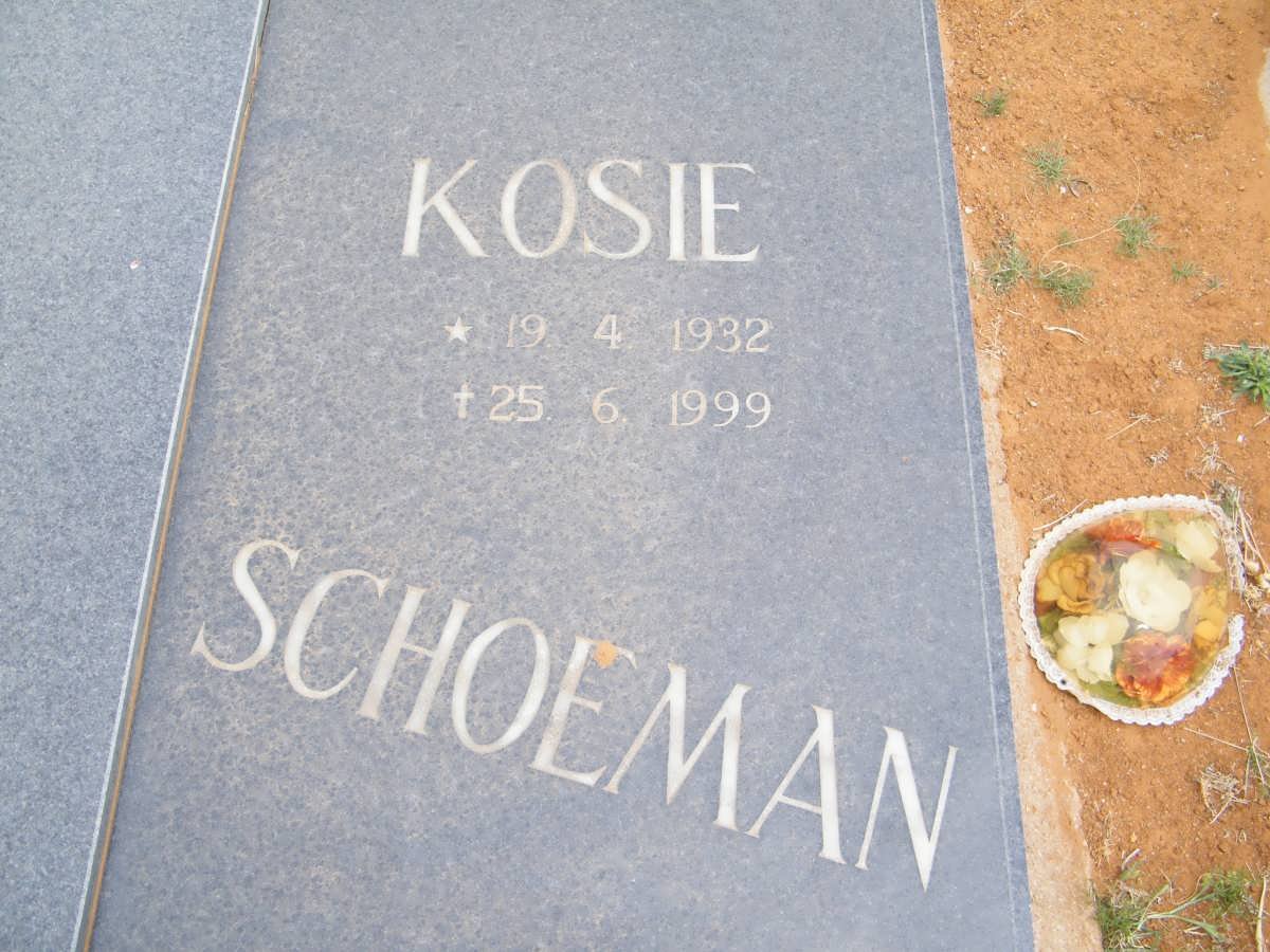 SCHOEMAN Freek 1932-1986 :: SCHOEMAN Kosie 1932-1999