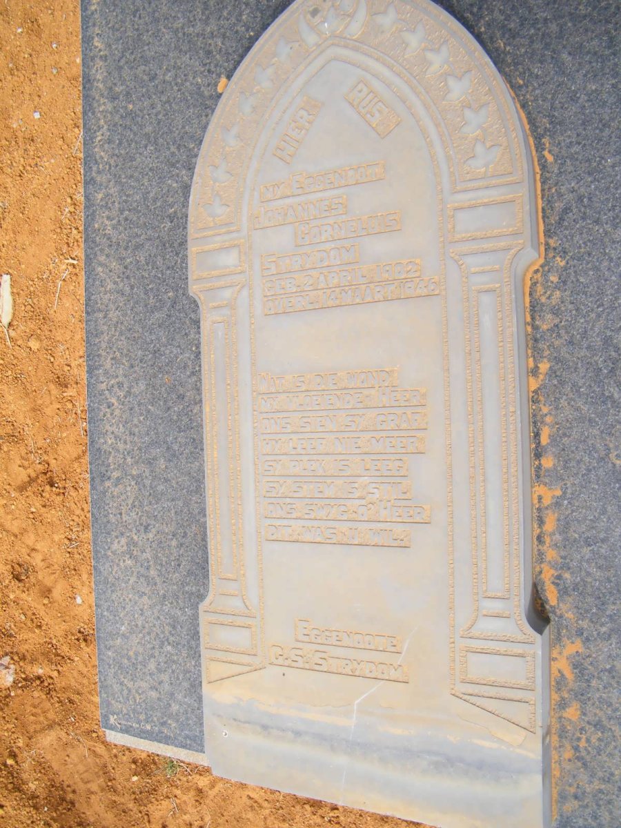 STRYDOM Johannes Cornelius 1902-1946