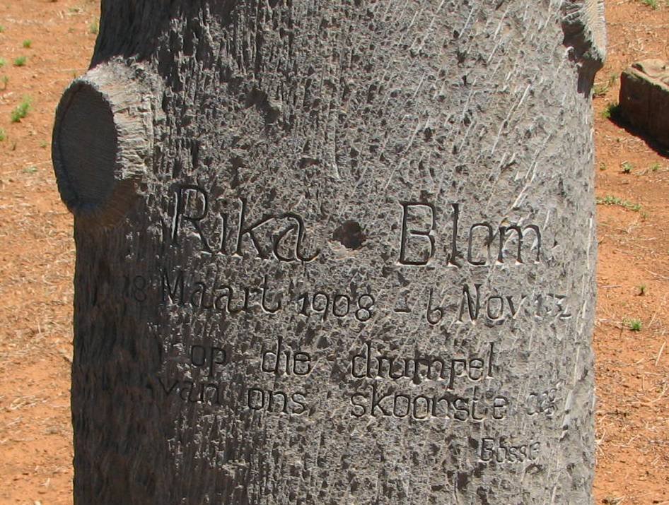 BLOM Rika 1908-193?