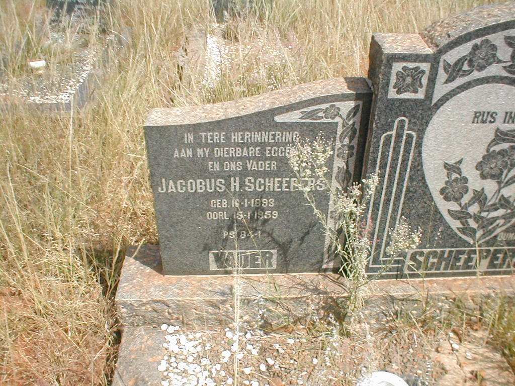 SCHEEPERS Jacobus H. 1893-1959