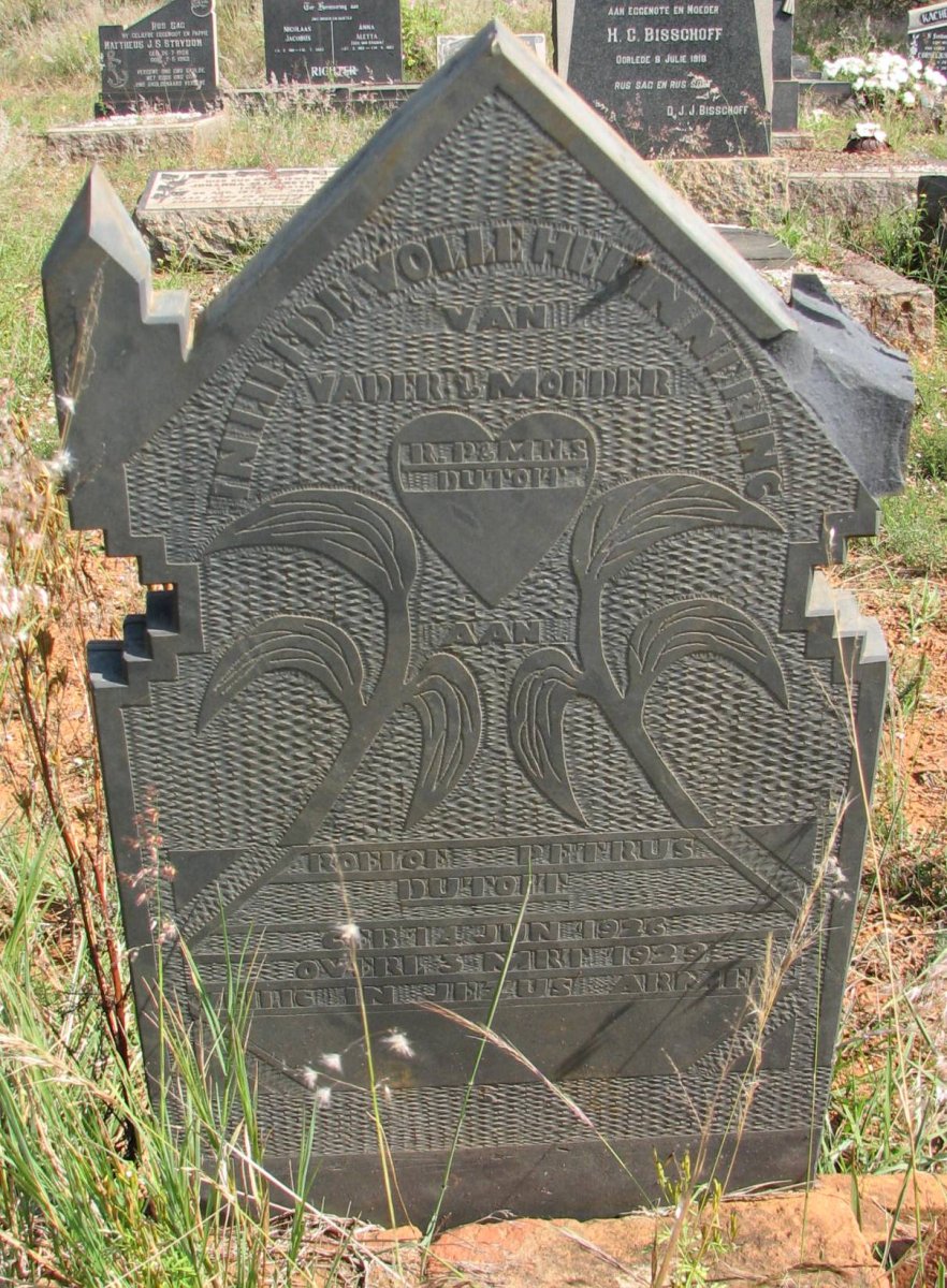 TOIT Roelof Petrus, du 1926-1929