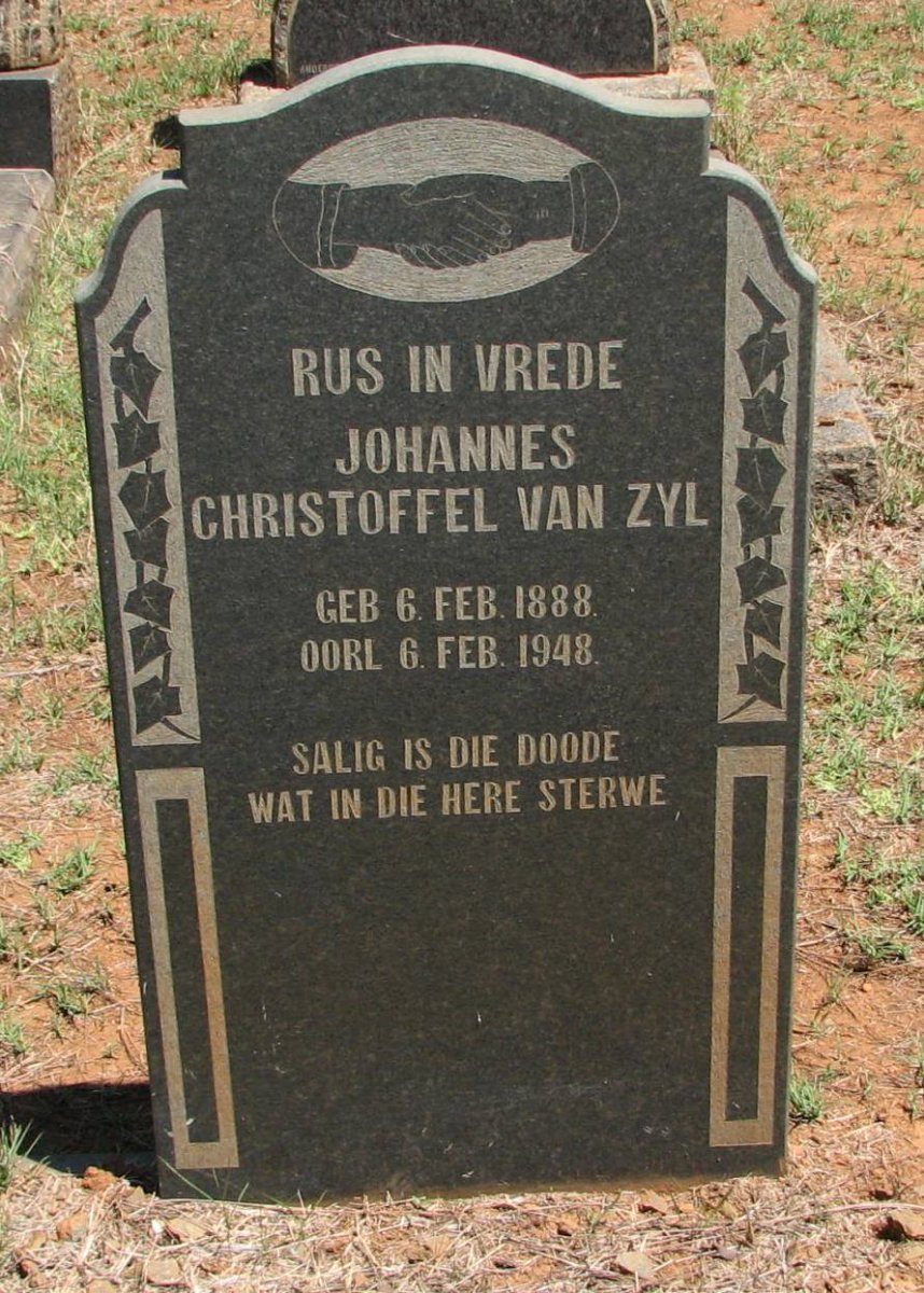 ZYL Johannes Christoffel, van 1888-1948