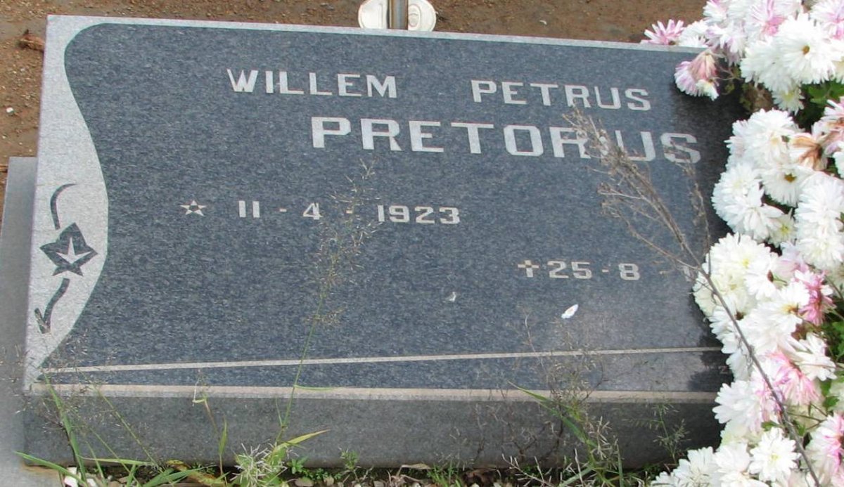 PRETORIUS Willem Petrus 1923-?