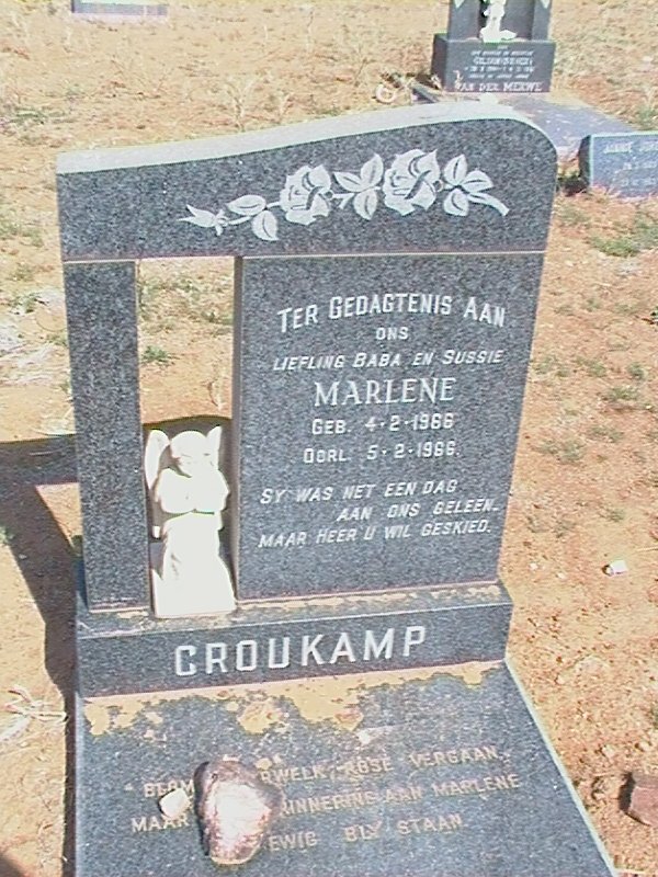CROUKAMP Marlene 1966-1966