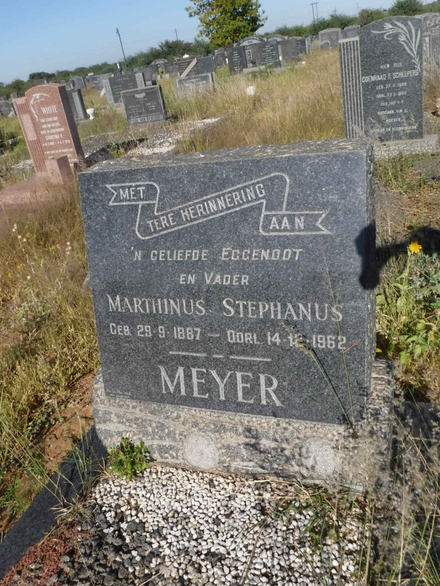 MEYER Marthinus Stephanus 1887-1962