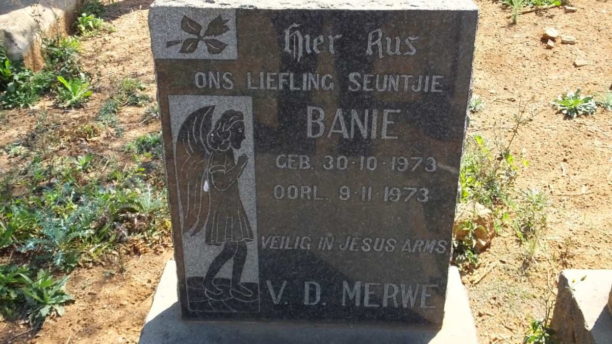 MERWE Banie, v.d. 1973-1973
