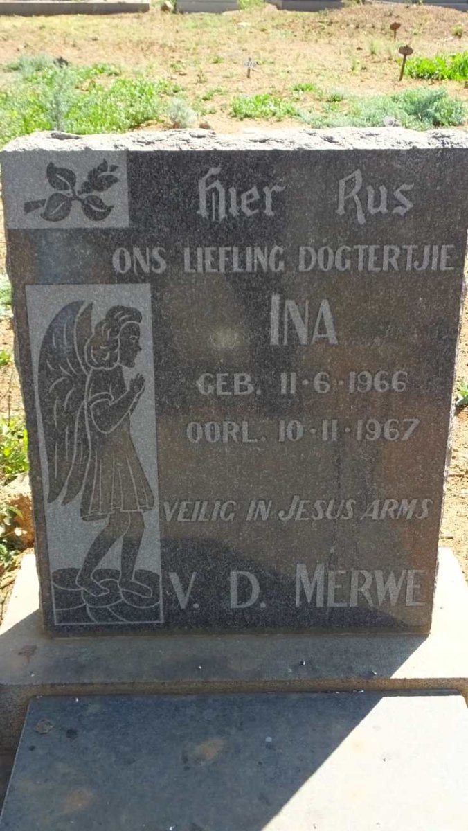 MERWE Ina, v.d. 1966-1967