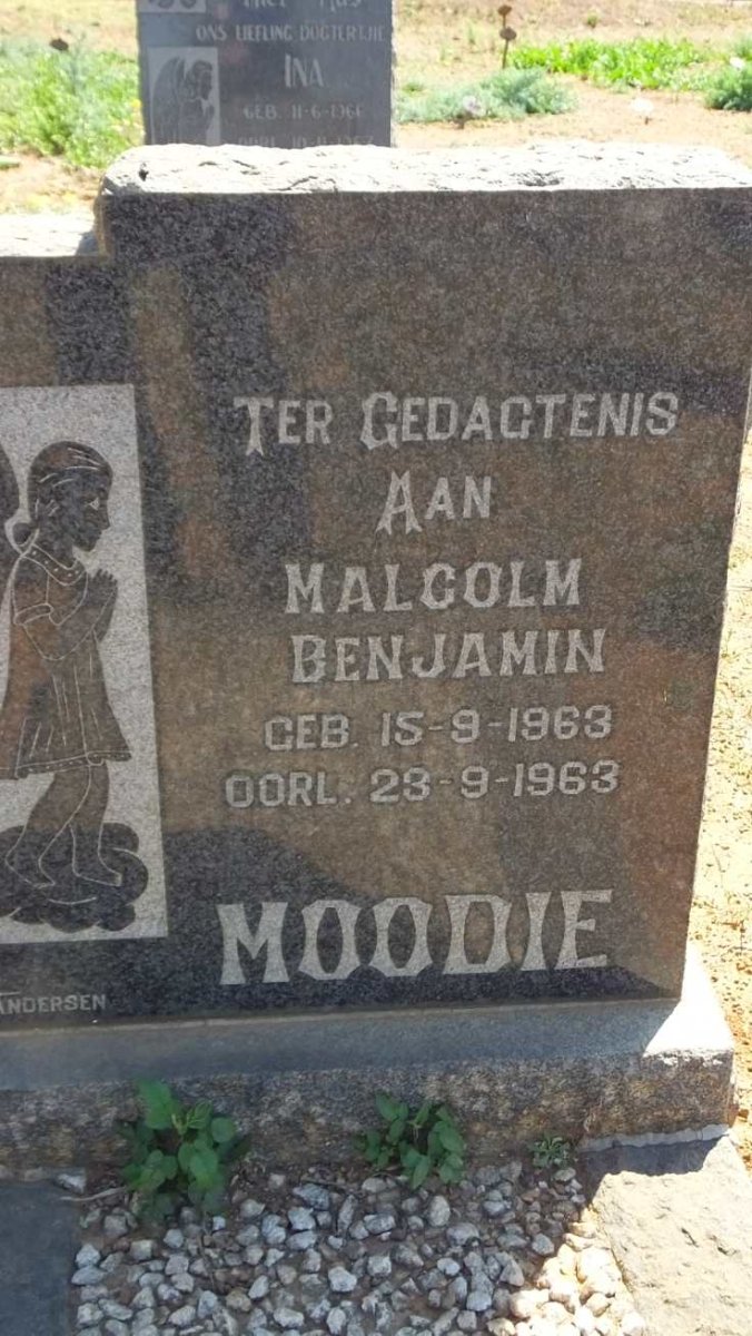 MOODIE Malcolm Benjamin 1963-1963