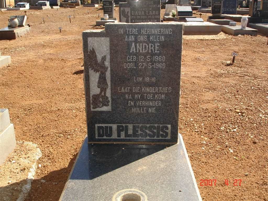 PLESSIS André, du 1960-1960