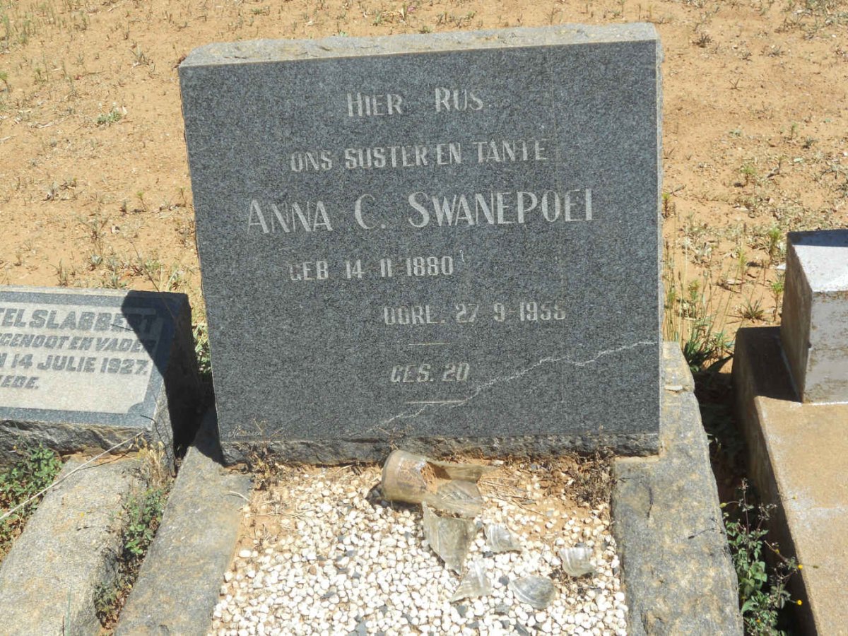 SWANEPOEL Anna C. 1880-1955