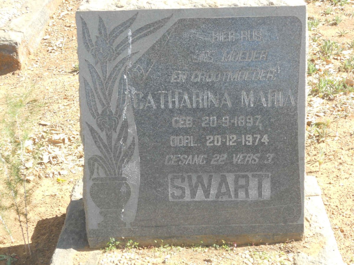 SWART Catharina Maria 1897-1974