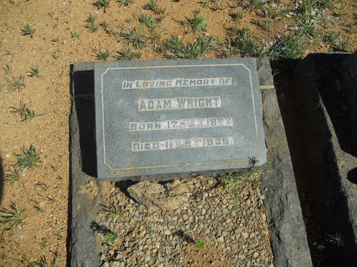 WRIGHT Adam 1877-1926