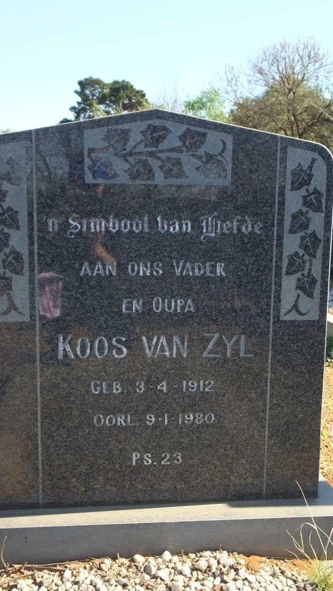 ZYL Koos, van 1912-1980