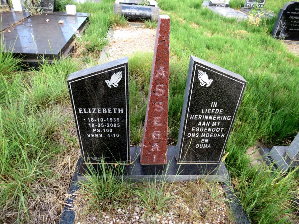 ASSEGAI Elizabeth 1939-2005