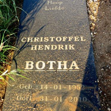 BOTHA Christoffel Hendrik 1952-2010