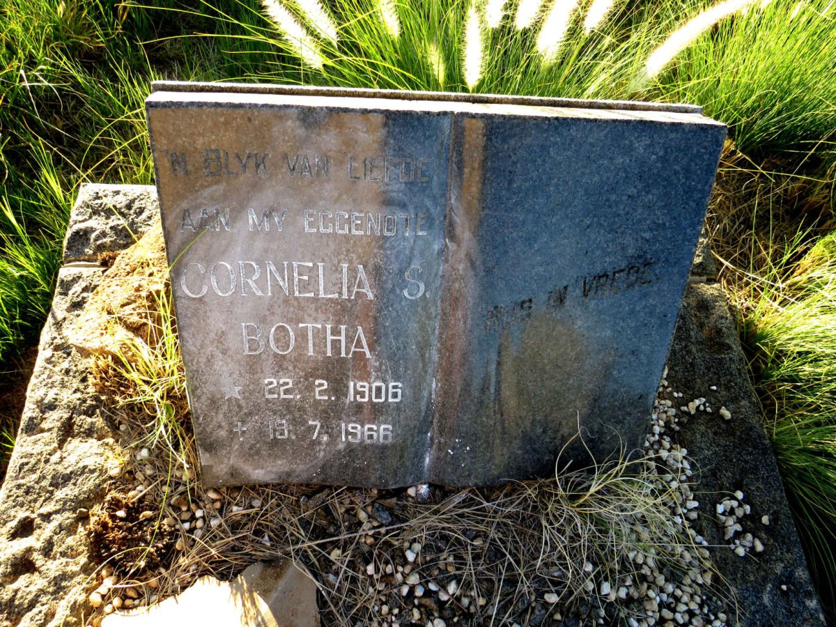 BOTHA Cornelia S. 1906-1966