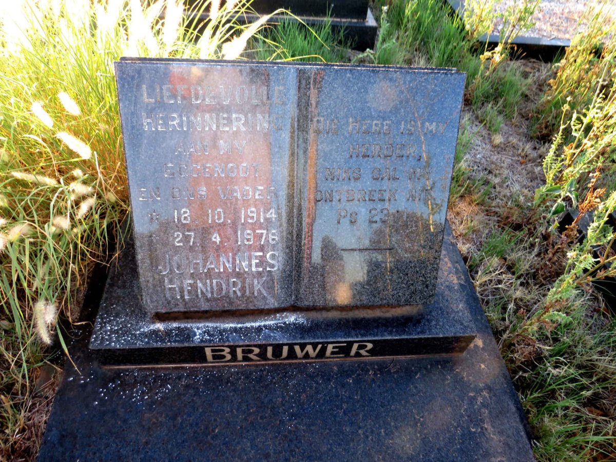 BRUWER Johannes Hendrik 1914-1976
