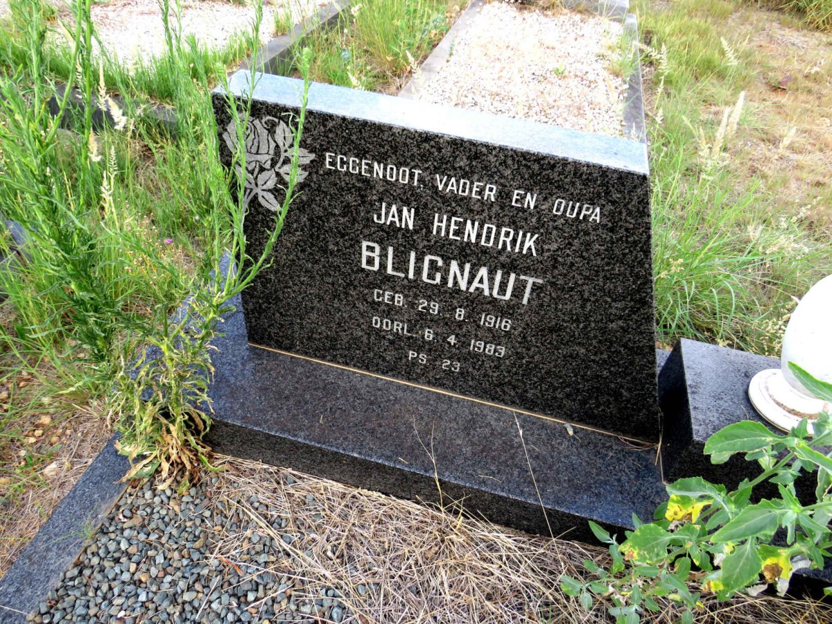 BLIGNAUT Jan Hendrik 1916-1983