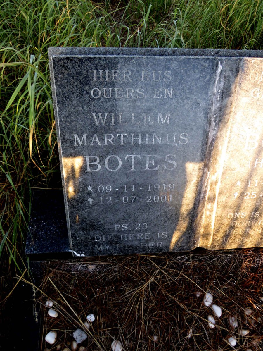 BOTES Willem Marthinus 1919-2001 & Alet HOUGH 1926-2004_1