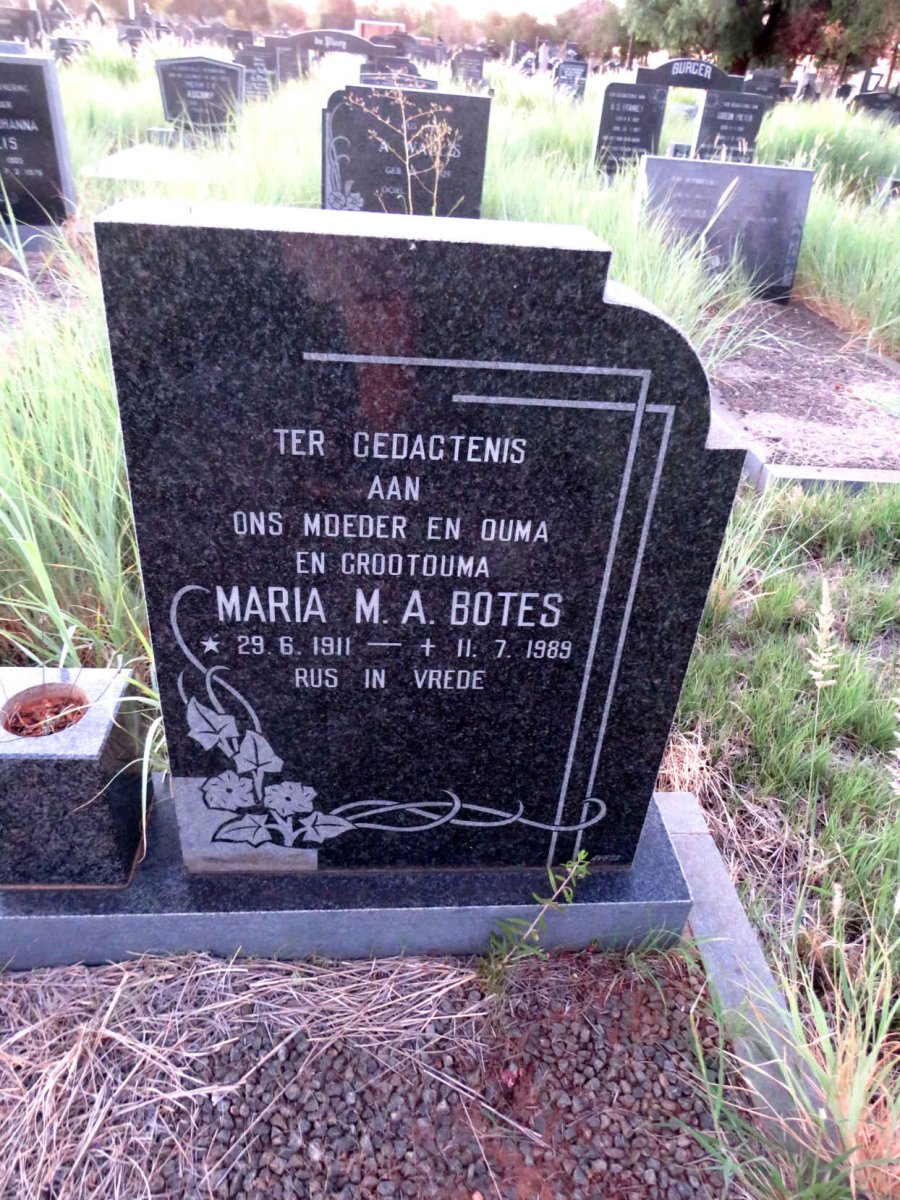 BOTES Maria M.A. 1911-1989