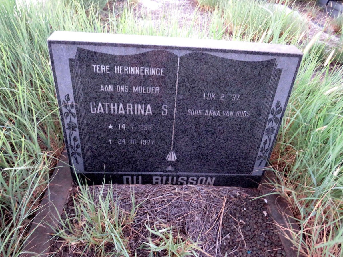 BUISSON Catharina S., du 1893-1977