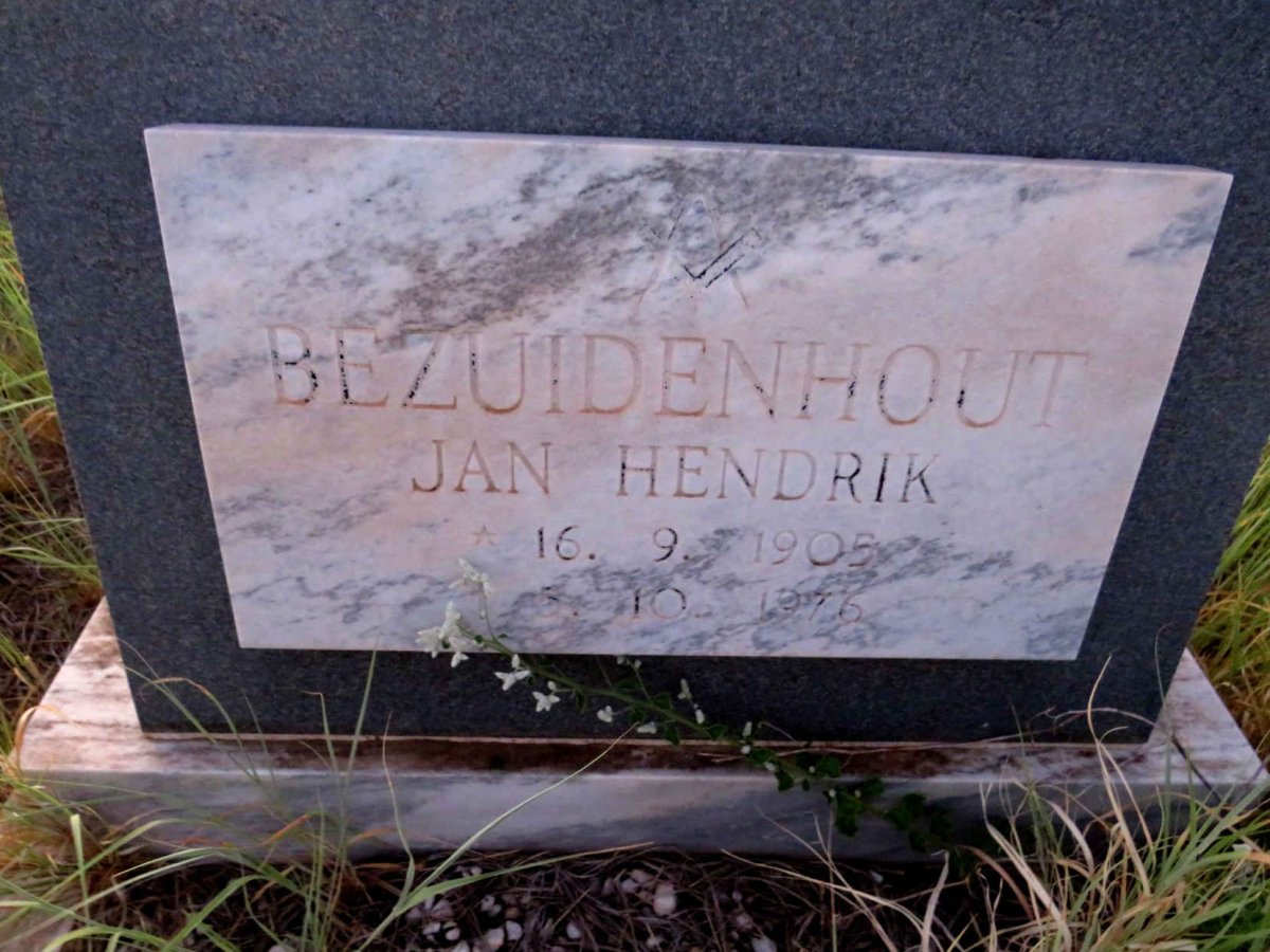 BEZUIDENHOUT Jan Hendrik 1905-1976