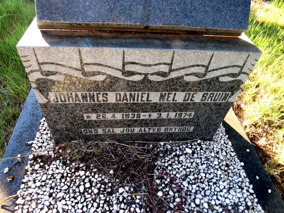 BRUIN Johannes Daniel Nel, de 1938-1974