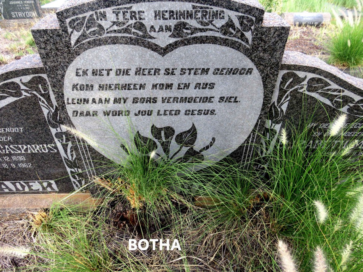 BOTHA Jacobus Casparus 1898-1962 & Elizabeth Maria ERASMUS 1898-1967_1