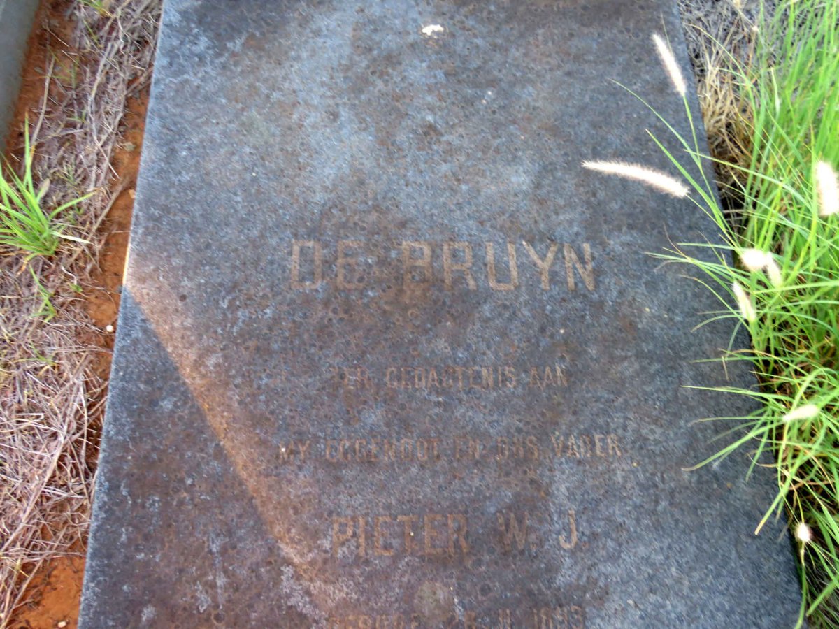 BRUYN Pieter W.J., de 1893 -1976_1