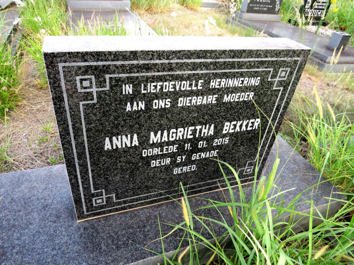 BEKKER Jurgens Marthinus -1979 & Anna Magrietha -2015_2