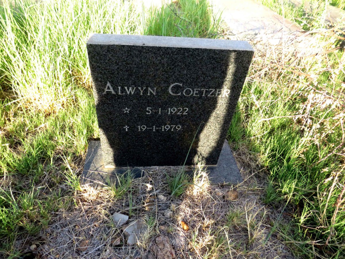 COETZER Alwyn 1922-1979