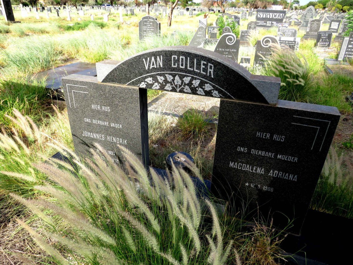 COLLER Johannes Hendrik, van 1895-1972 & Magdalena Adriana 1906-_1