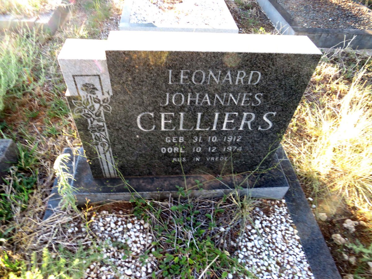 CILLIERS Leonard Johannes 1912-1974